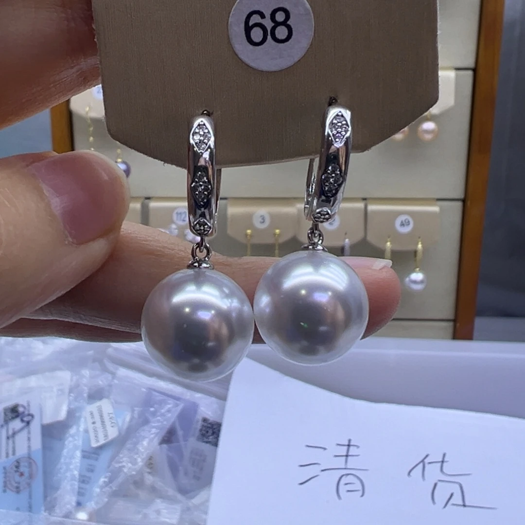 淡水珍珠耳饰未镶嵌