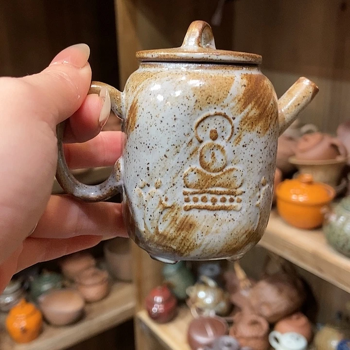 柴烧老岩泥高端茶器