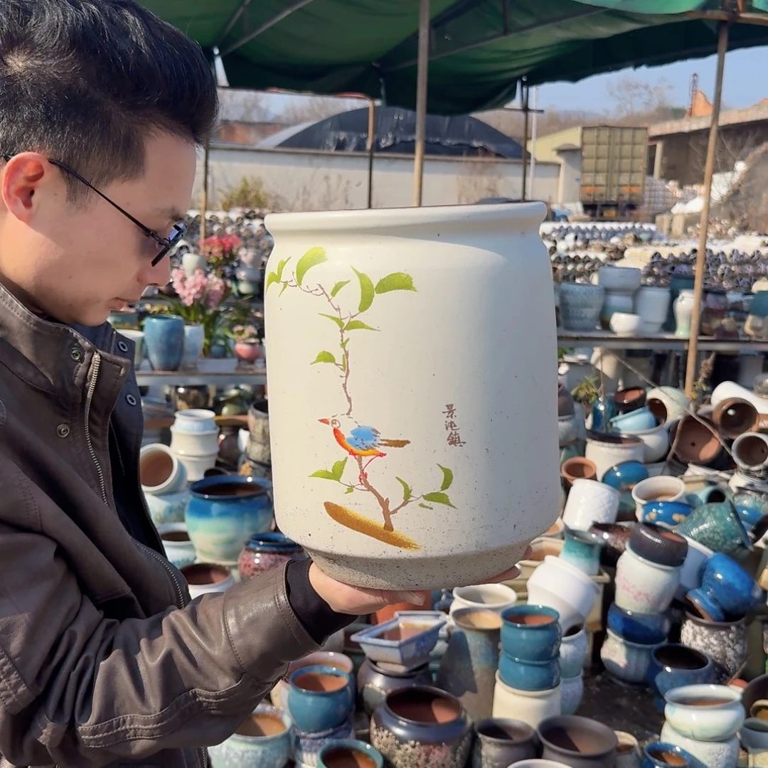 紫砂花盆瑕疵一个一个