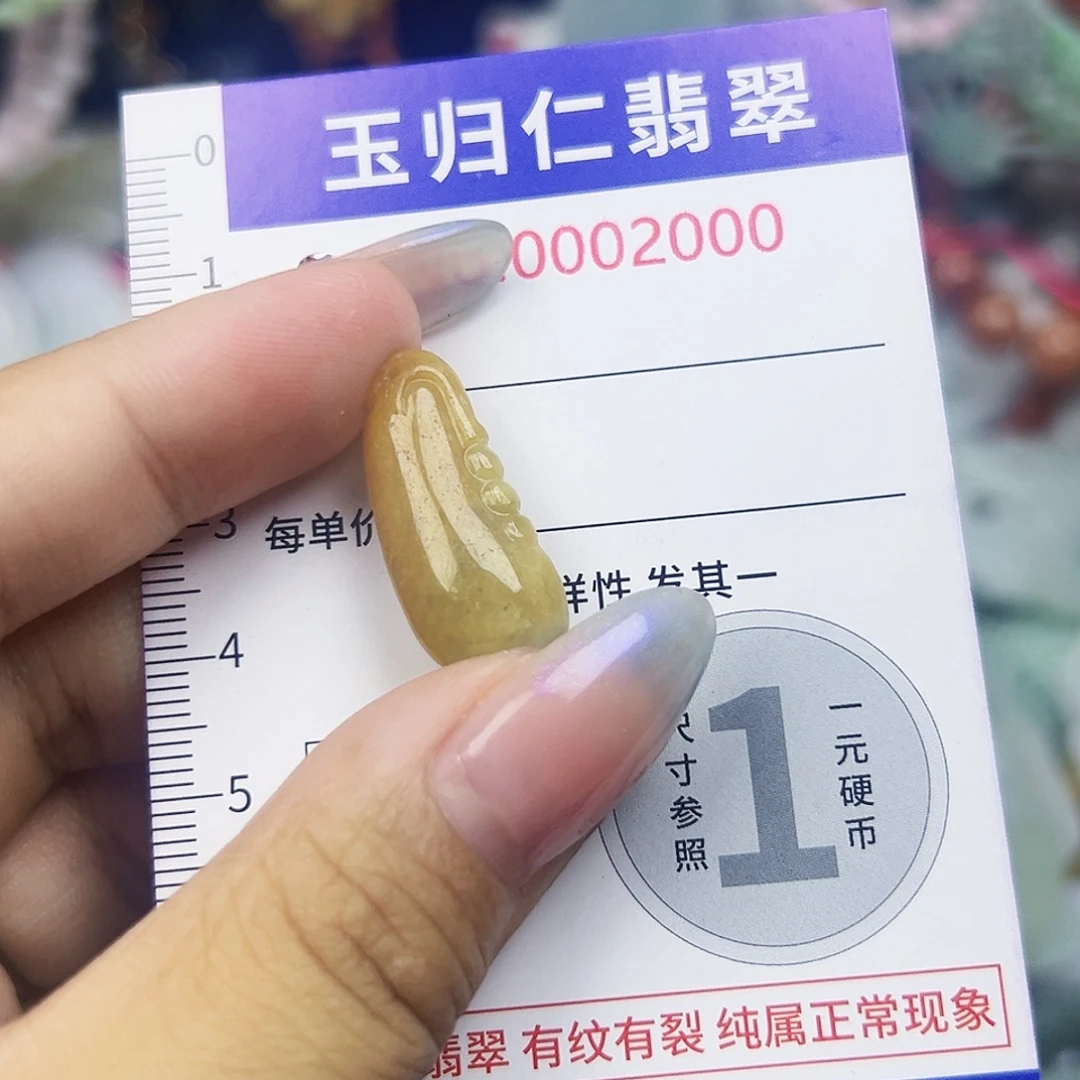 翡翠未镶嵌吊坠(不含链)111