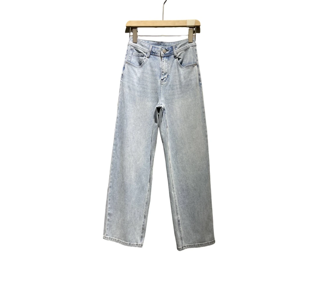 VERAGAO-土耳其面料浅蓝跨裤女士十分裤 面料超舒服 清爽百搭显瘦