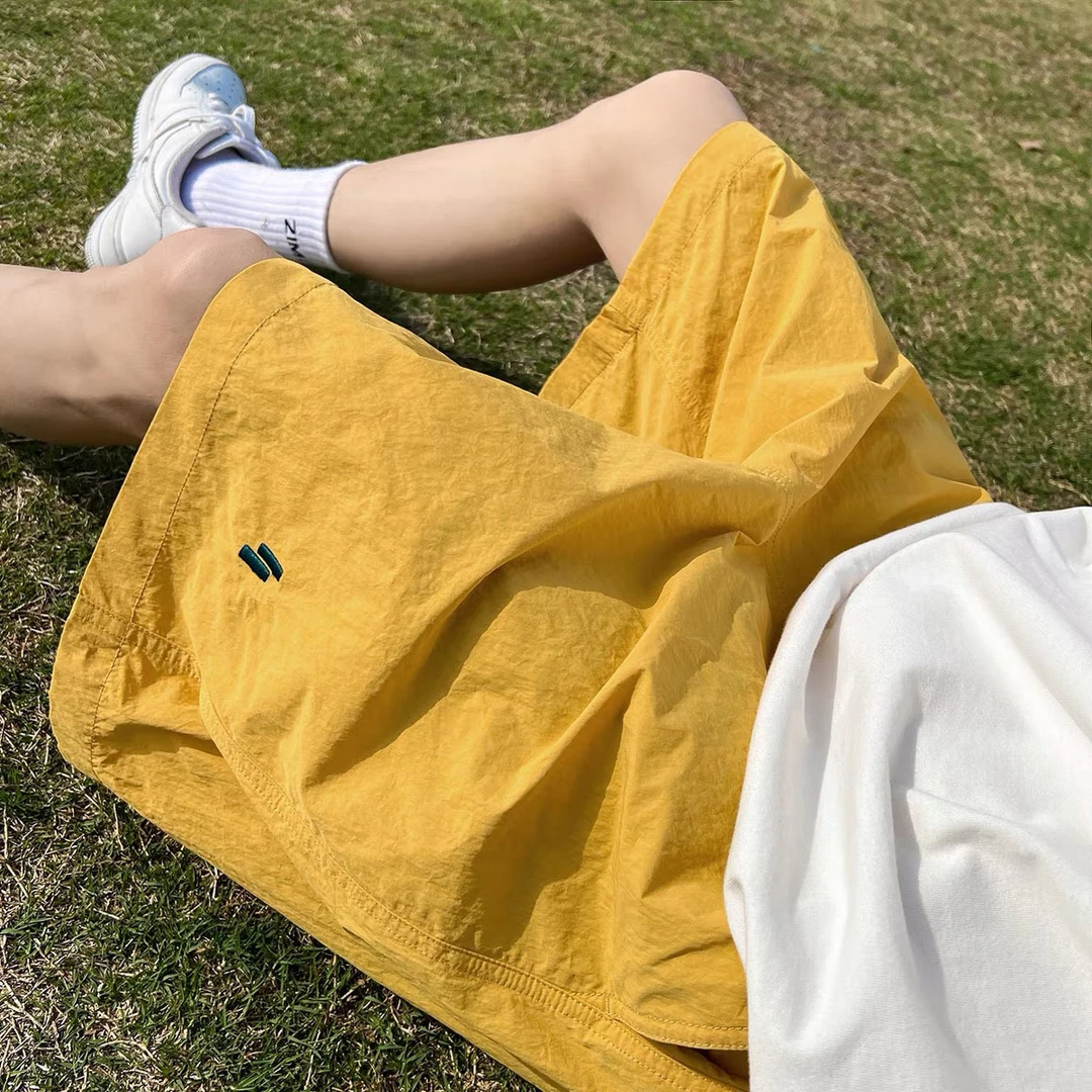 夏天薄款短裤男休闲裤子直筒宽松百搭青年潮流短裤