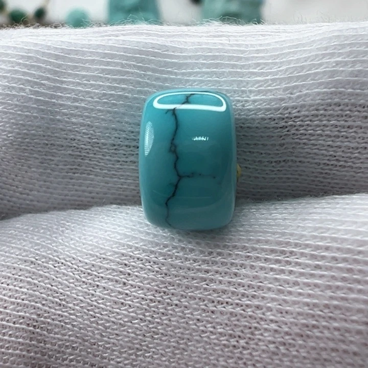 绿松石未镶嵌直切珠10.6