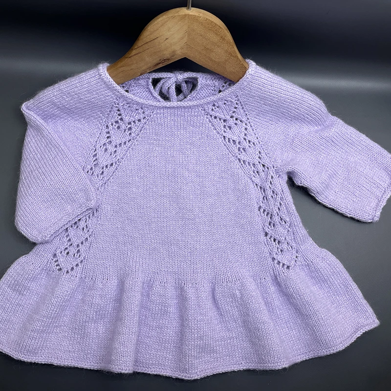 无实物《甜心长袖》款式编织视频课程