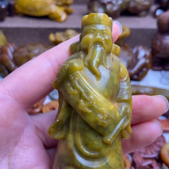 蛇纹石玉未镶嵌颈饰73
