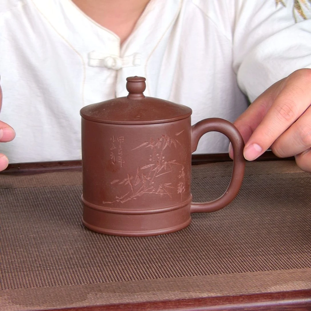 茶杯紫砂高货放漏