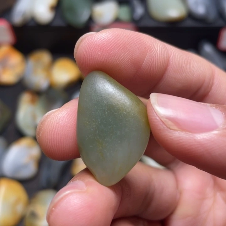 和田玉未镶嵌挂件35