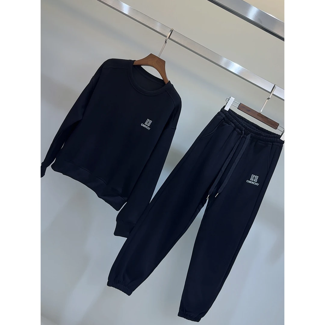 女款运动休闲卫衣套装两件套-小个子【166以下的拍】【CNE】黑色—9011