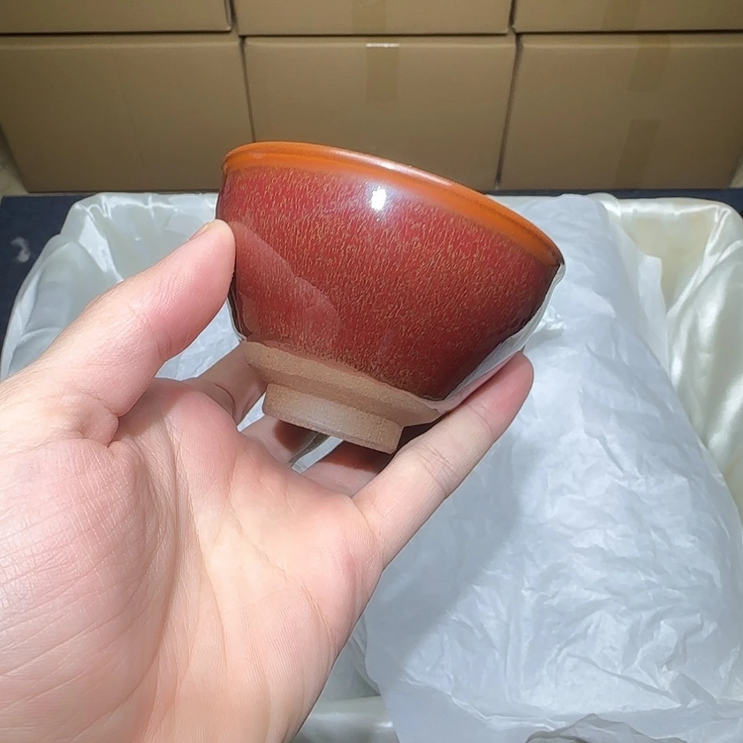 茶盏微瑕建盏，介意勿拍