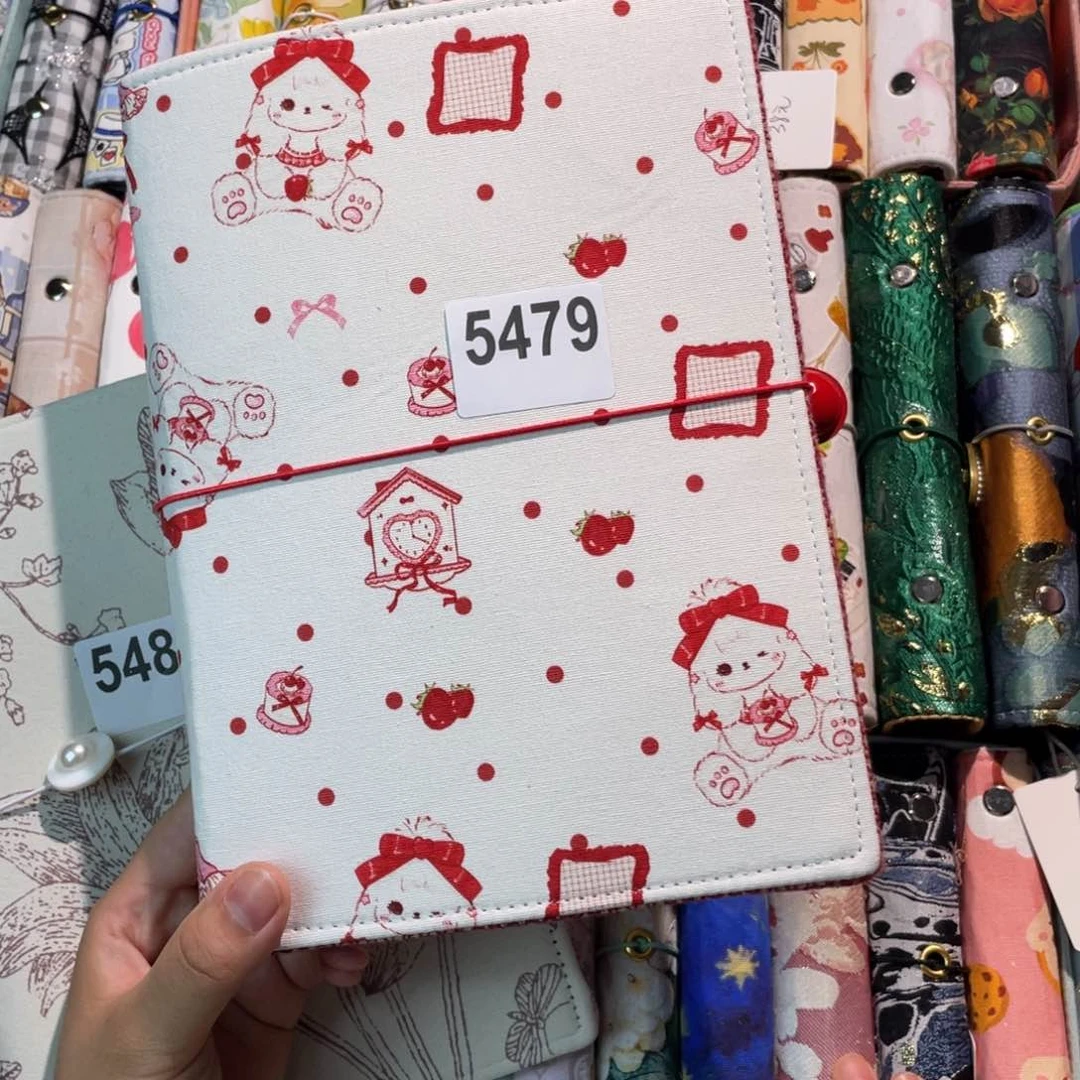 织绣A5活页不带纸5479