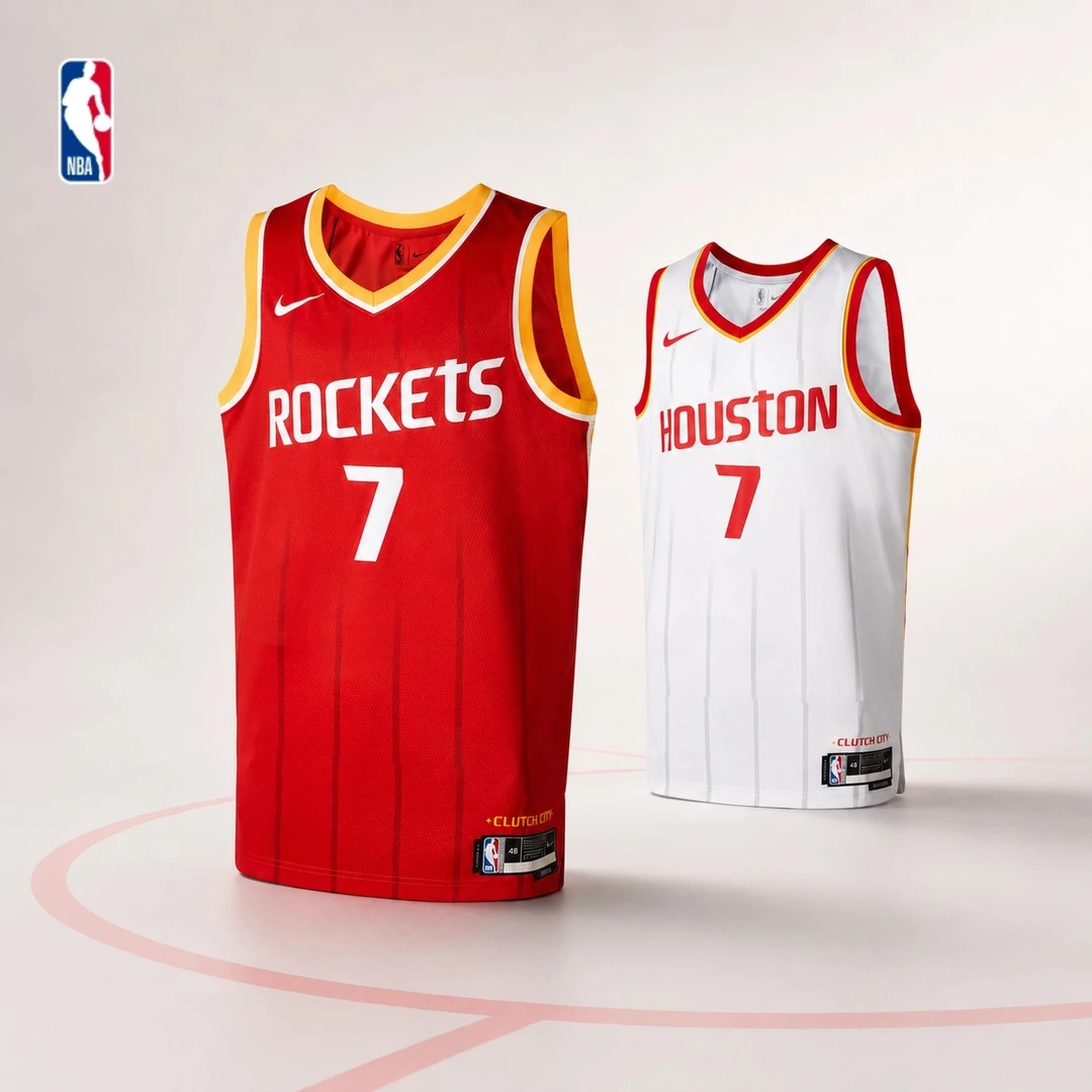 【中国赛限定】NBA官方Nike耐克男子火箭杜兰特ICON SW球迷版球衣