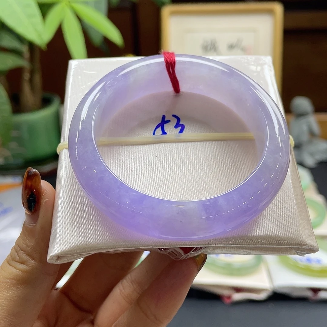 翡翠未镶嵌手镯55 号链接