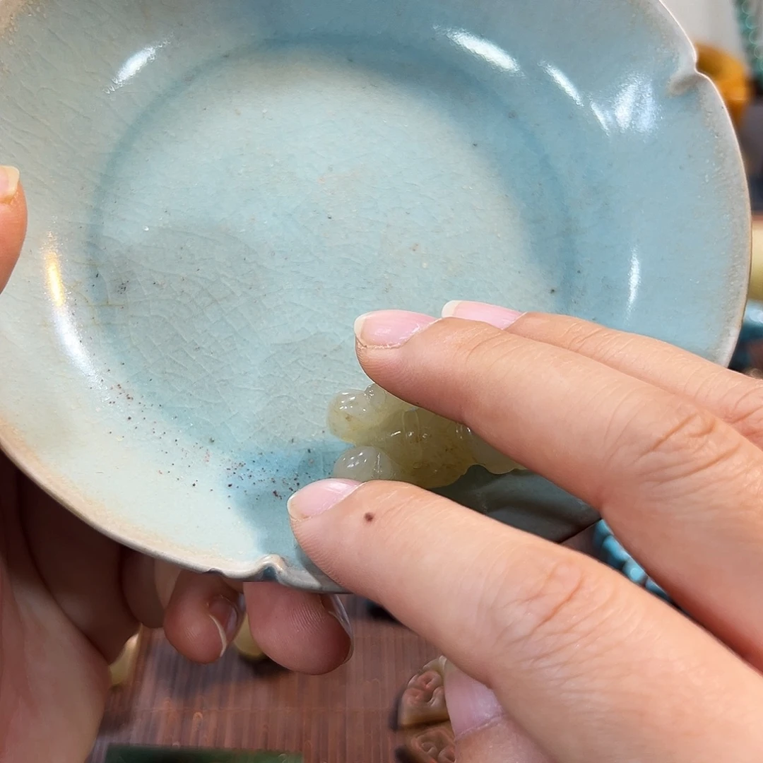 瓷片五大名窑瓷器摆件瓷片