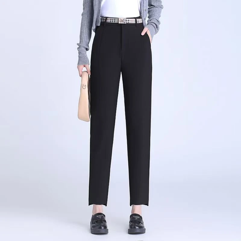 绮绮精选 7015#秋季新款女士小脚休闲裤立体剪裁显瘦气质女裤
