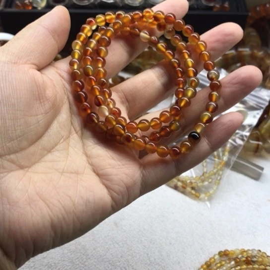 玛瑙/玉髓手链未镶嵌皓***?