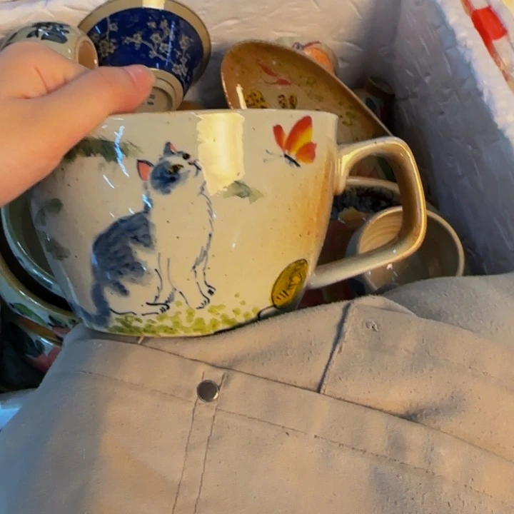 瓷片景德镇陶瓷手工手绘