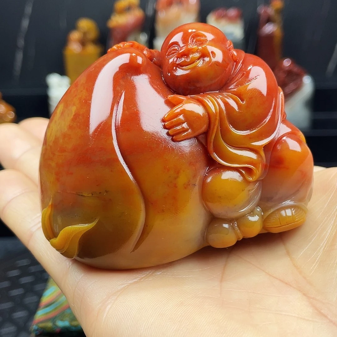 寿山石印石寿山石摆件