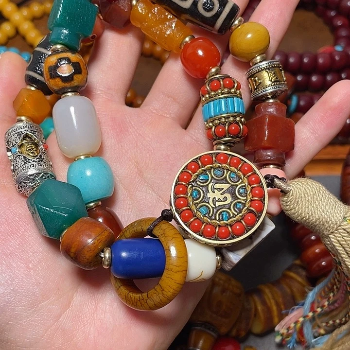 藏传文玩手串手链