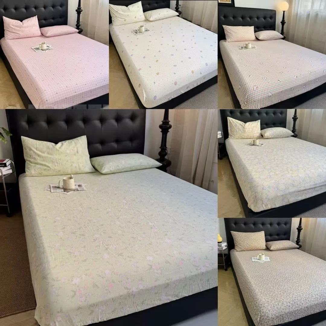 福利款超柔泡泡纱床单160*210（花型随机）1