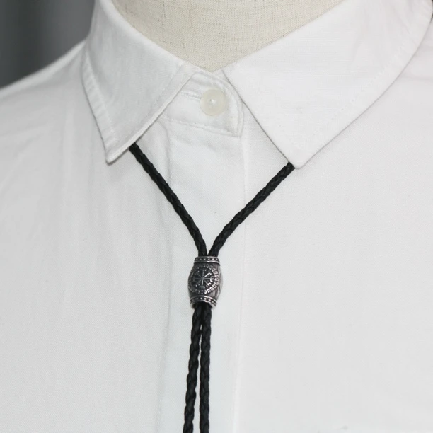 简约个性休闲风波洛领带小众领绳长款项链衬衣链西部牛仔bolotie