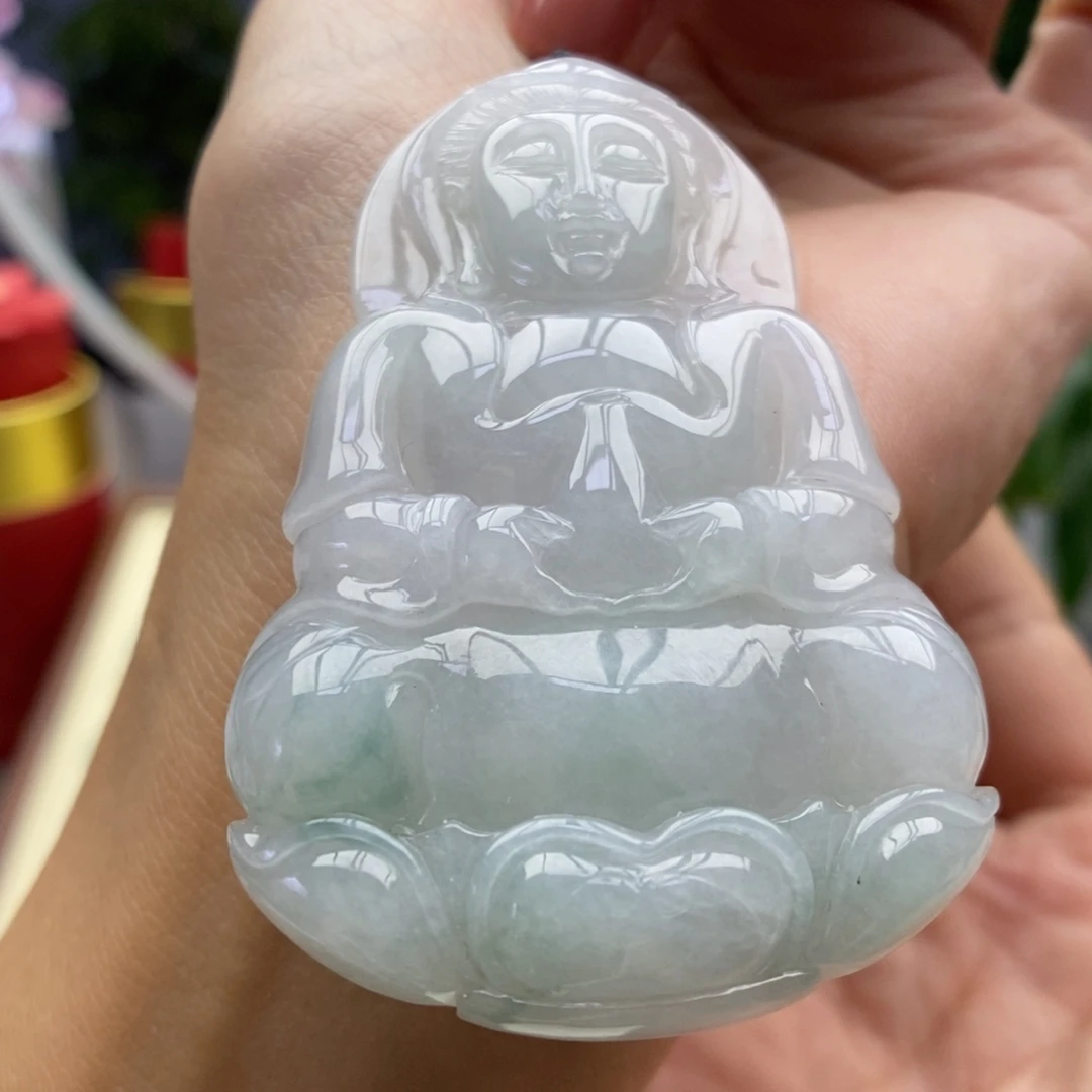 翡翠未镶嵌颈饰吊坠28