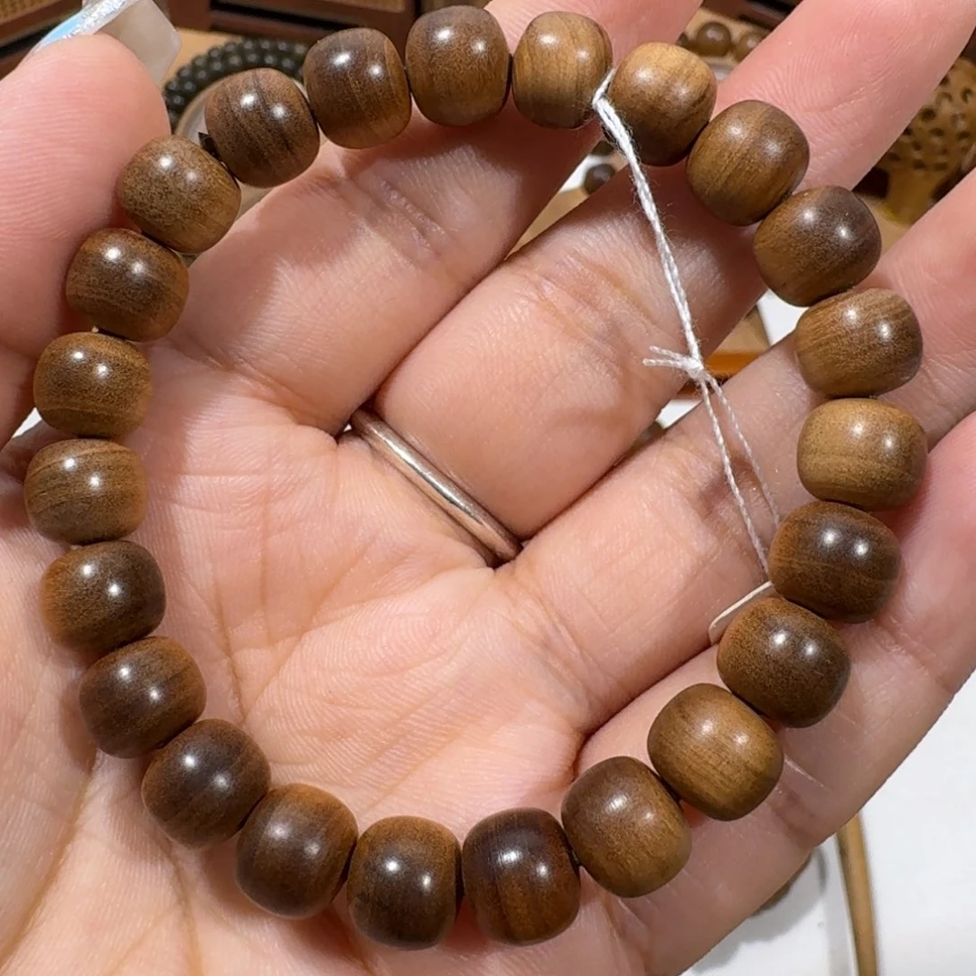 檀香木无事牌8×9横纹浮水