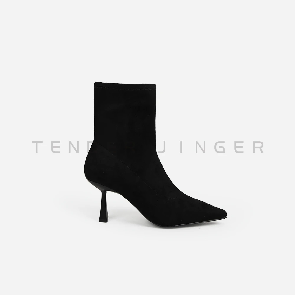 Tender Jinger｜线下专供 法式气质细高跟瘦瘦靴 221-1