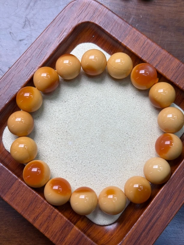 12mm  蛋黄  手链