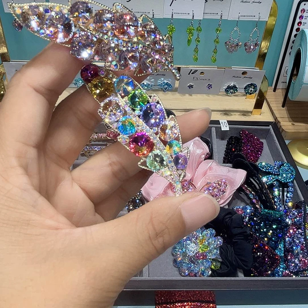 布艺铁合金发夹头饰