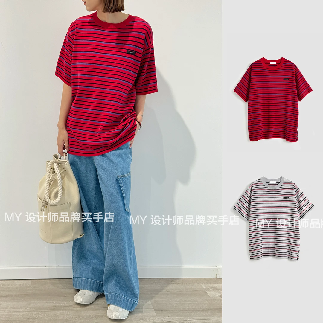 SHORT SeNTence条纹短袖T恤25年春款25SSKW23—SP104/SP103——1800