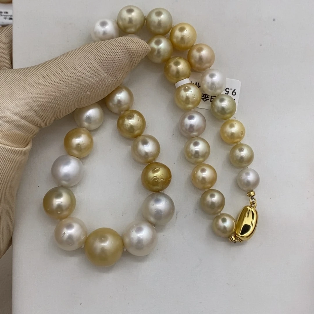 海水珍珠项链未镶嵌9.5-15.3