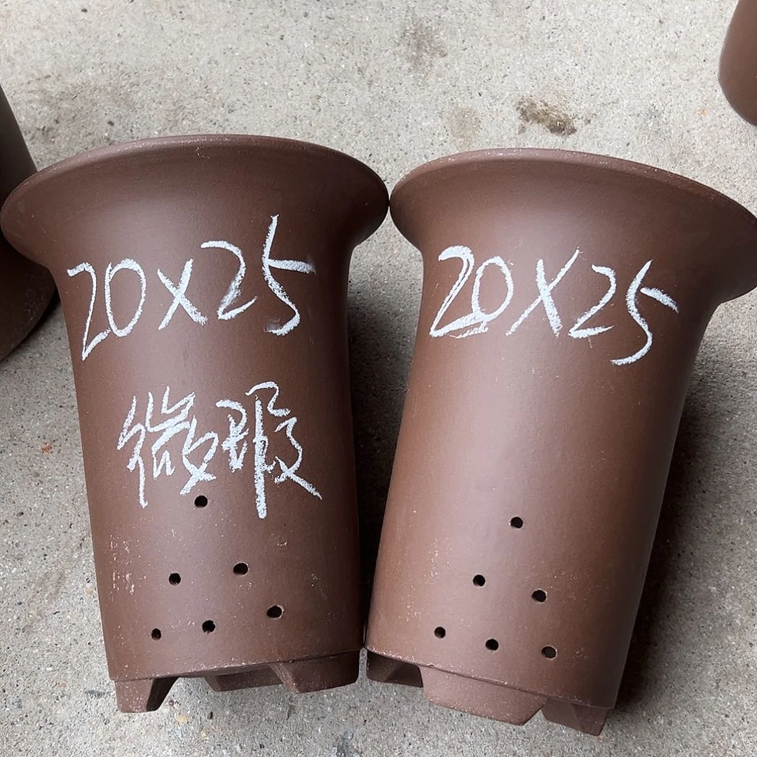 紫砂花盆宜兴紫砂花盆源头2只