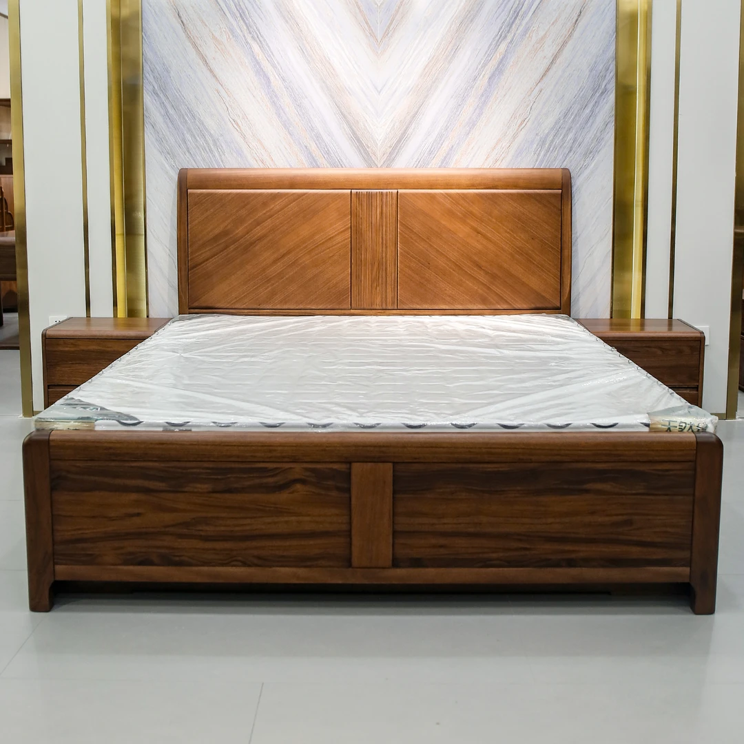 （大利家具）013-LC503大床轻奢现代中式高端主卧大床