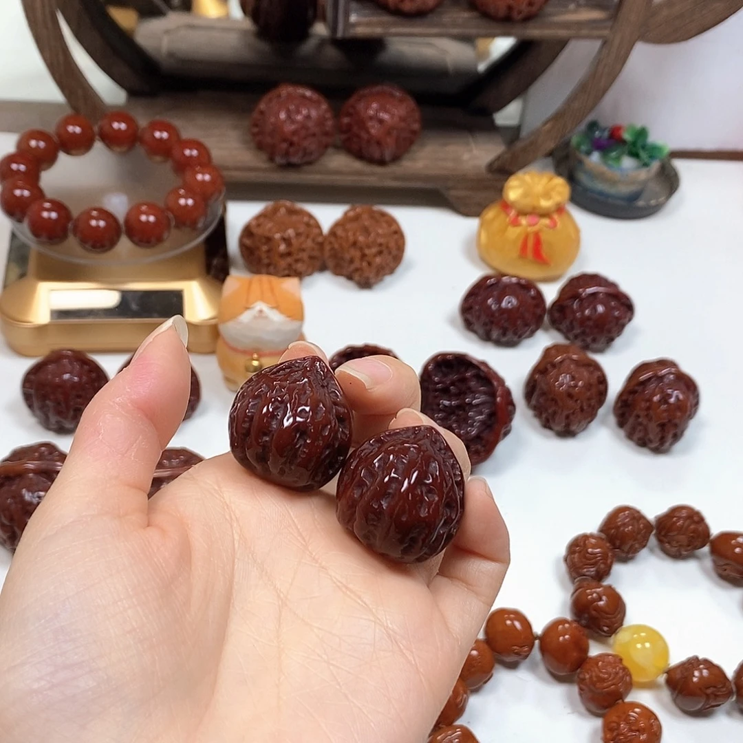 玩***子吊坠橄榄核核桃核桃