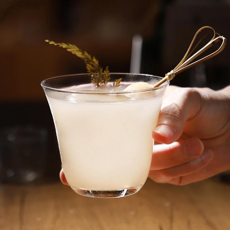 阔口杯鸡尾酒杯酒吧荔枝果酒杯轻薄风气泡水杯金汤力杯日式柯林杯