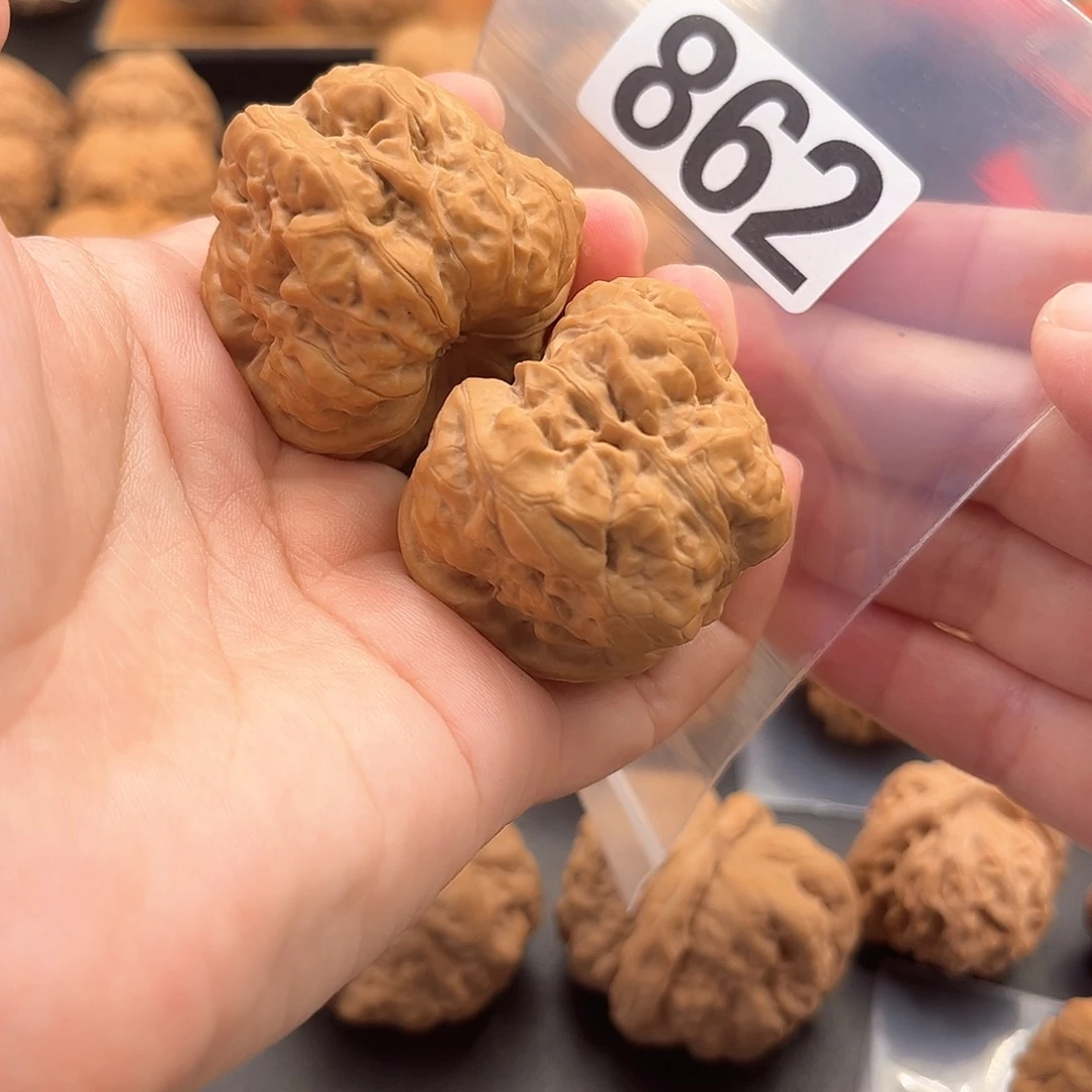 文玩核桃把件蛙蛙全品41肚44