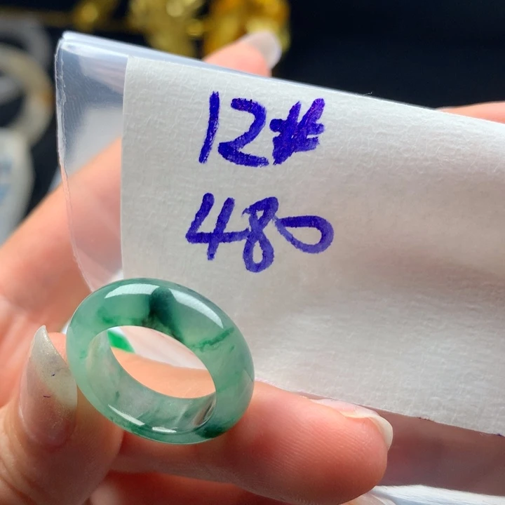 定制翡翠未镶嵌戒圈