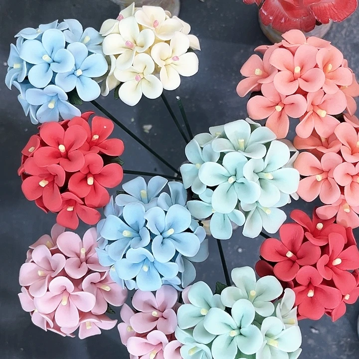 正品手工陶瓷花花拍下备注颜色