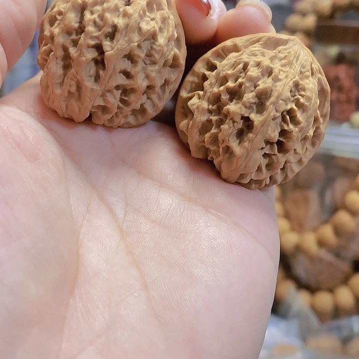 【闪购商品】文玩核桃把件36.5野牛