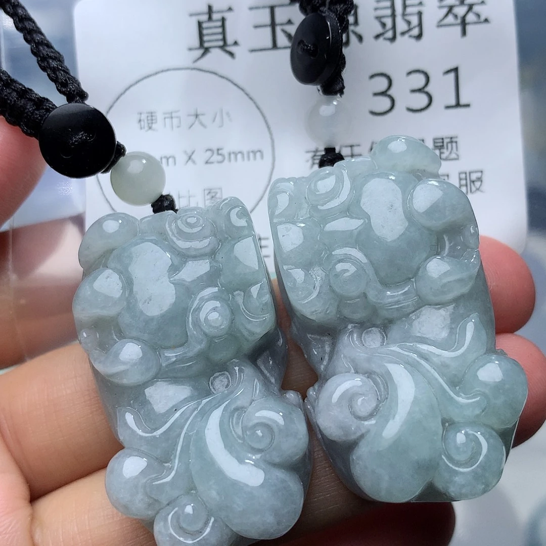 翡翠未镶嵌颈饰331