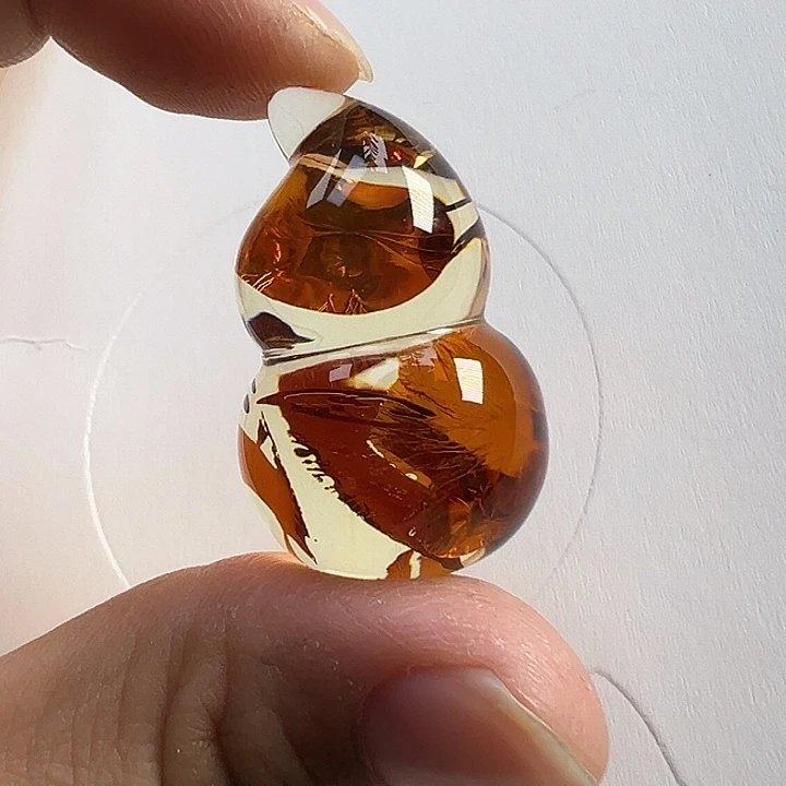 琥珀（花珀）未镶嵌颈饰