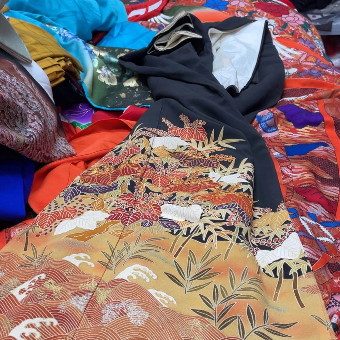 一***欢织绣真丝柔软和服