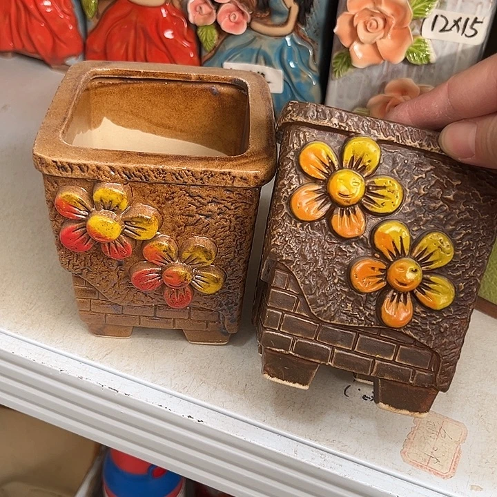 粗陶材质多肉花盆