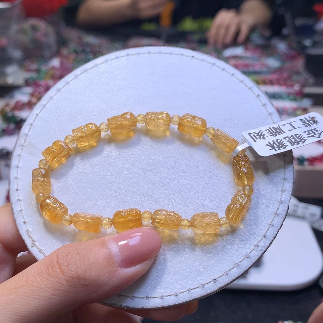 【闪购商品】未镶嵌手链碧玺6.9m