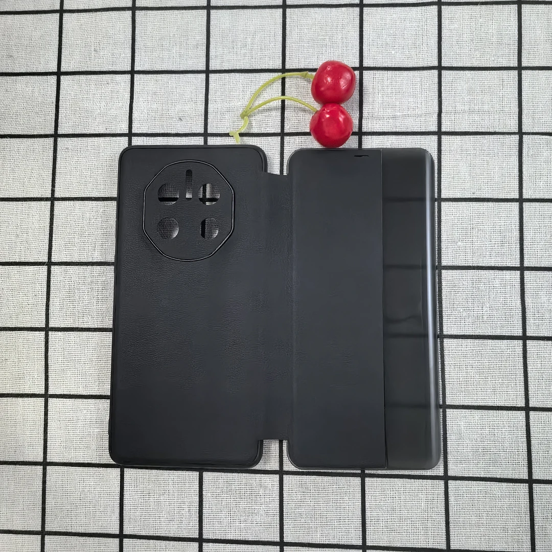 晨炘适用于华为mate50rs手机壳真皮磁吸保时捷翻盖全包手机保护套