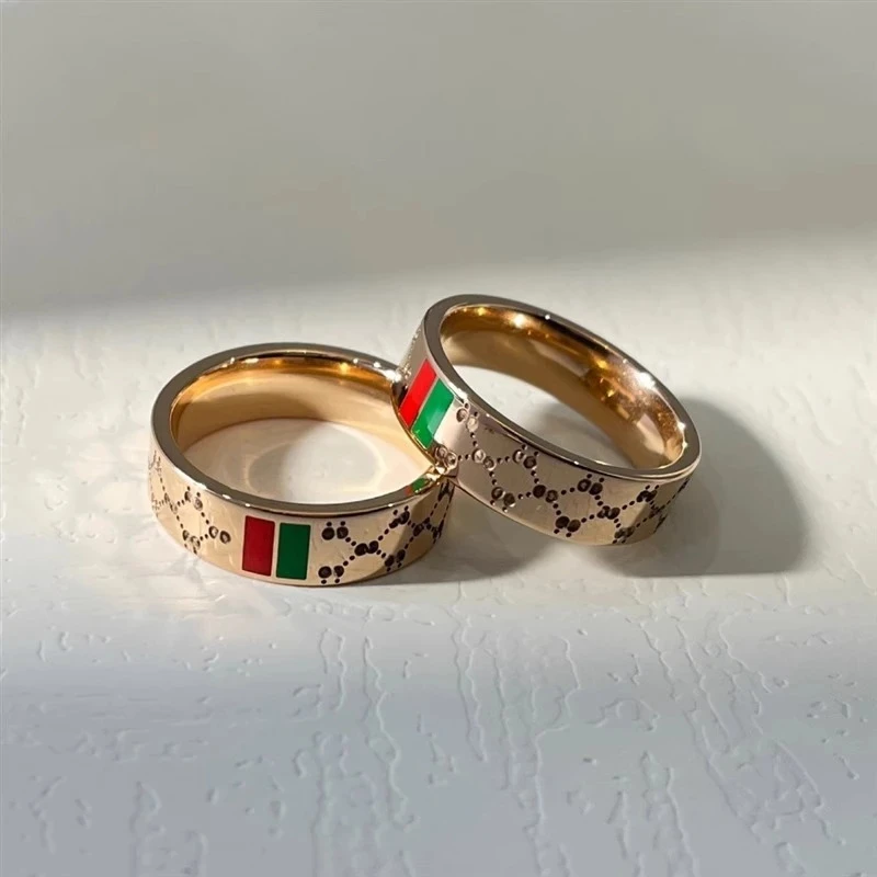 钛钢戒指 欧美大牌同款同款驴家戒指经典时尚轻奢高级感不掉色