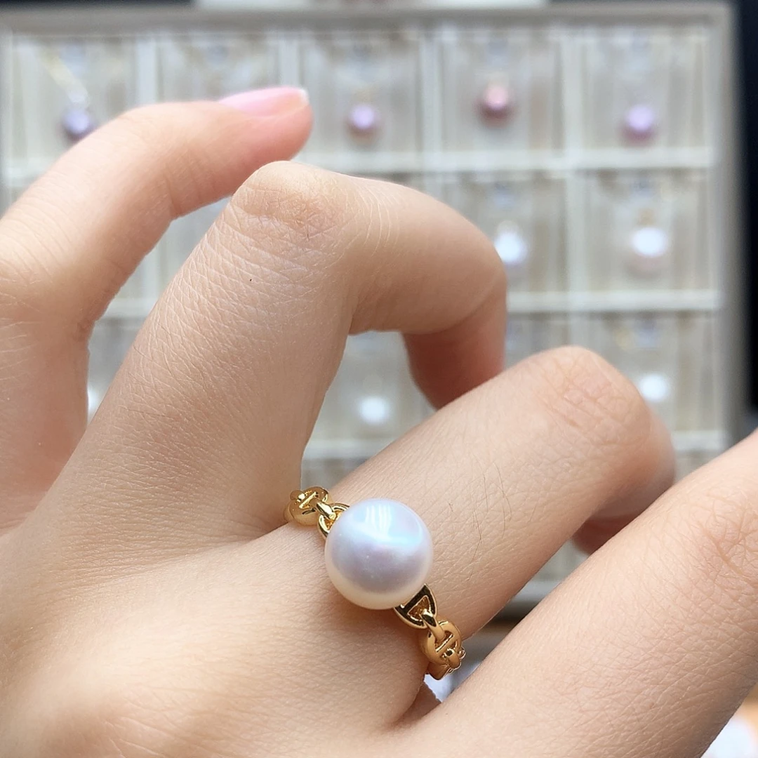 颈饰合金淡水珍珠