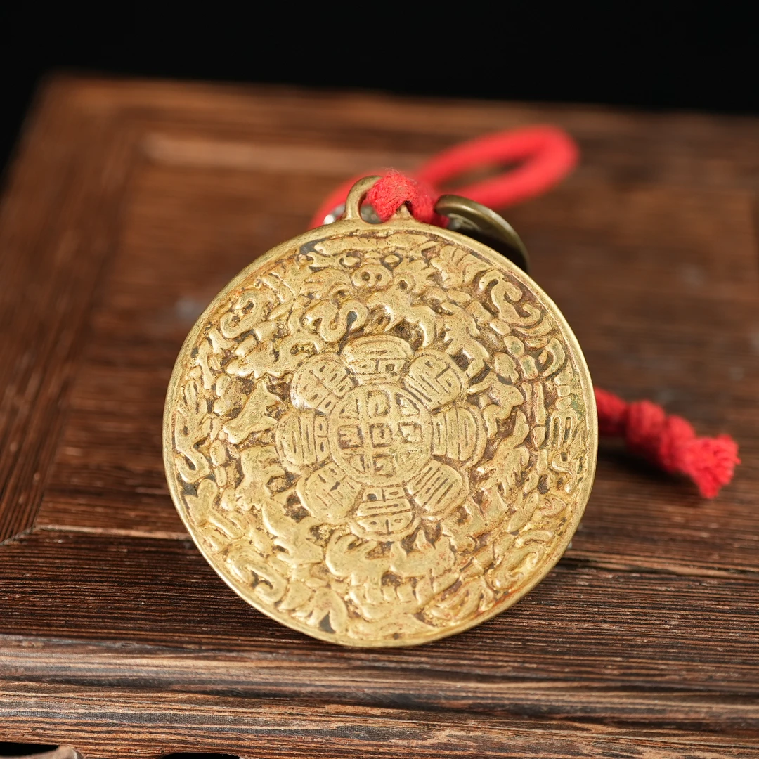 清代铜九宫八卦牌AABS2505291023