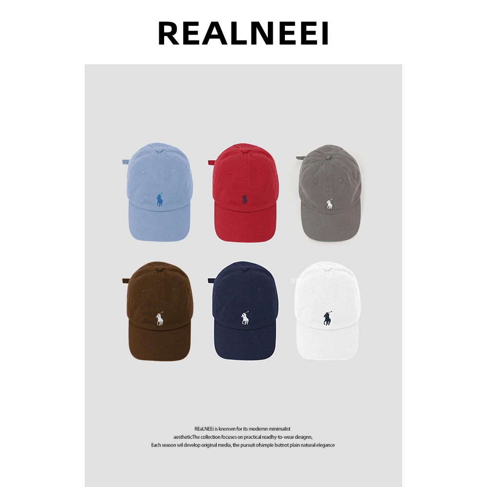 L夫家【鹿祥】“100棉”经典百搭软顶polo鸭舌帽棒球帽子X250402