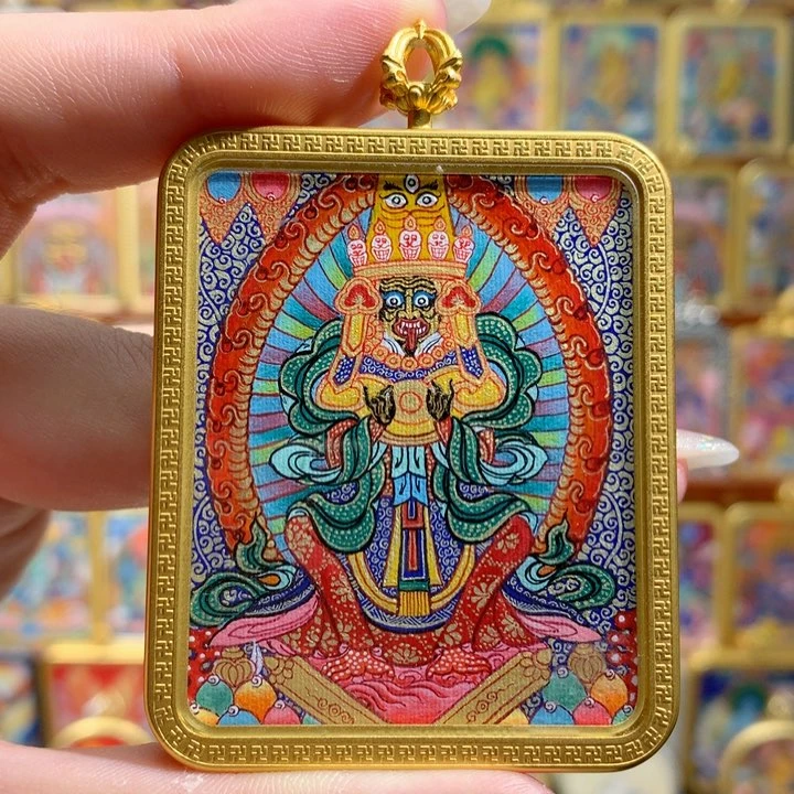 吊坠般若唐卡非遗传承